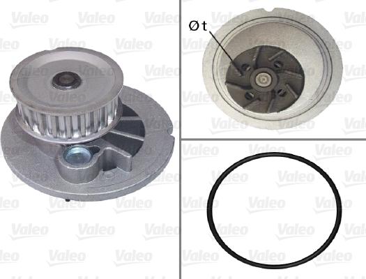 Valeo 506703 - Wasserpumpe alexcarstop-ersatzteile.com