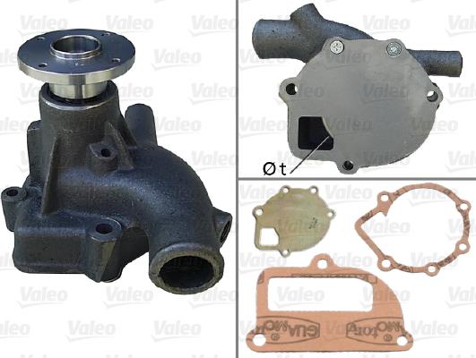 Valeo 506779 - Wasserpumpe alexcarstop-ersatzteile.com