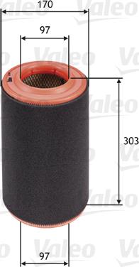 Valeo 585695 - Luftfilter alexcarstop-ersatzteile.com