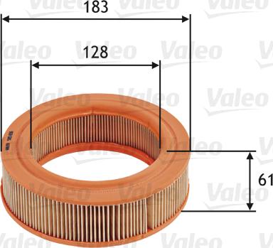 Valeo 585656 - Luftfilter alexcarstop-ersatzteile.com