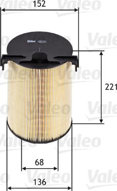 Valeo 585652 - Luftfilter alexcarstop-ersatzteile.com