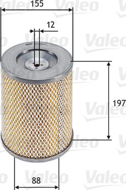 Valeo 585666 - Luftfilter alexcarstop-ersatzteile.com