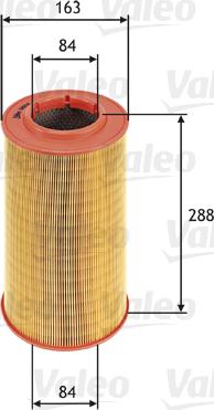 Valeo 585614 - Luftfilter alexcarstop-ersatzteile.com