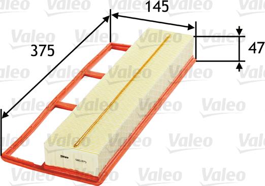 Valeo 585075 - Luftfilter alexcarstop-ersatzteile.com