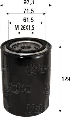 Valeo 586095 - Ölfilter alexcarstop-ersatzteile.com