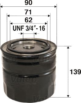 Valeo 586043 - Ölfilter alexcarstop-ersatzteile.com