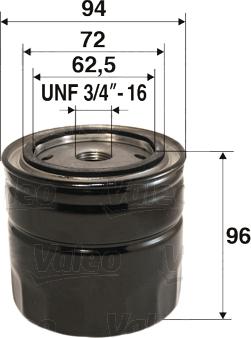 Valeo 586047 - Ölfilter alexcarstop-ersatzteile.com