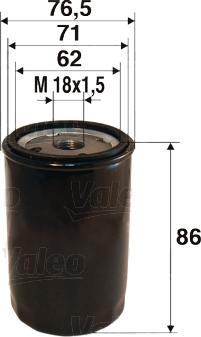 Valeo 586058 - Ölfilter alexcarstop-ersatzteile.com