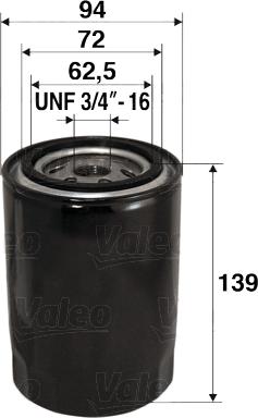 Valeo 586064 - Ölfilter alexcarstop-ersatzteile.com