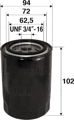 Valeo 586066 - Ölfilter alexcarstop-ersatzteile.com