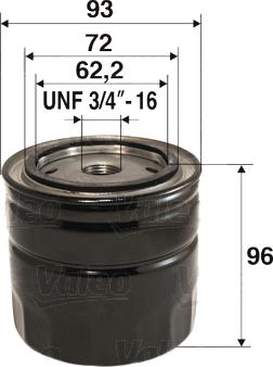 Valeo 586063 - Ölfilter alexcarstop-ersatzteile.com