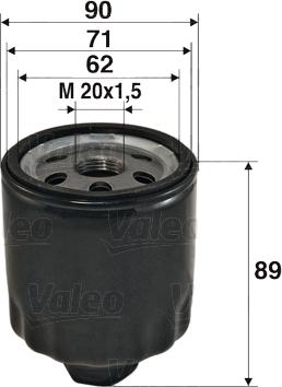 Valeo 586004 - Ölfilter alexcarstop-ersatzteile.com