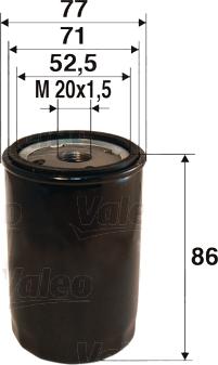 Valeo 586027 - Ölfilter alexcarstop-ersatzteile.com