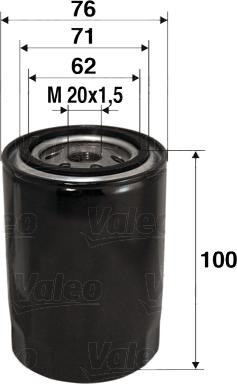 Valeo 586012 - Ölfilter alexcarstop-ersatzteile.com