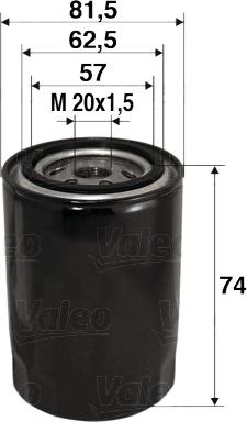 Valeo 586017 - Ölfilter alexcarstop-ersatzteile.com