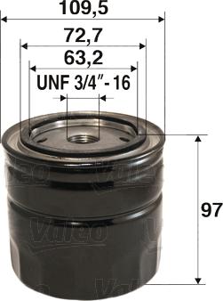 Valeo 586084 - Ölfilter alexcarstop-ersatzteile.com