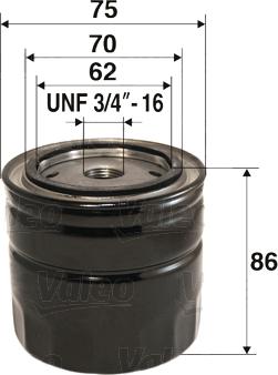 Valeo 586039 - Ölfilter alexcarstop-ersatzteile.com