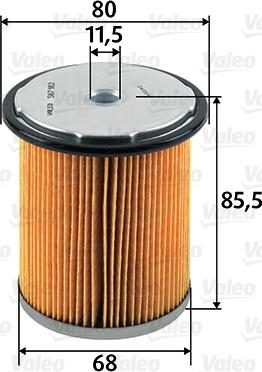 Valeo 587912 - Kraftstofffilter alexcarstop-ersatzteile.com