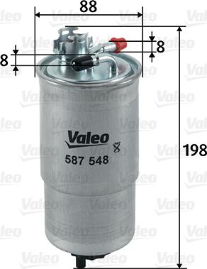 Valeo 587548 - Kraftstofffilter alexcarstop-ersatzteile.com