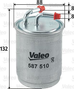 Valeo 587510 - Kraftstofffilter alexcarstop-ersatzteile.com