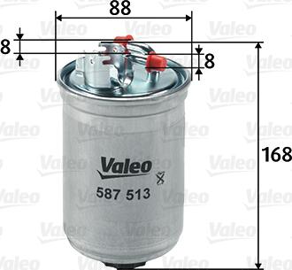 Valeo 587513 - Kraftstofffilter alexcarstop-ersatzteile.com