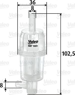 Valeo 587523 - Ölfilter alexcarstop-ersatzteile.com