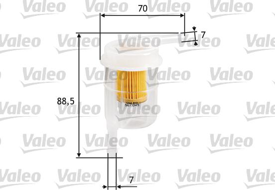 Valeo 587045 - Kraftstofffilter alexcarstop-ersatzteile.com