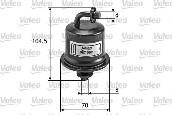 Valeo 587052 - Kraftstofffilter alexcarstop-ersatzteile.com