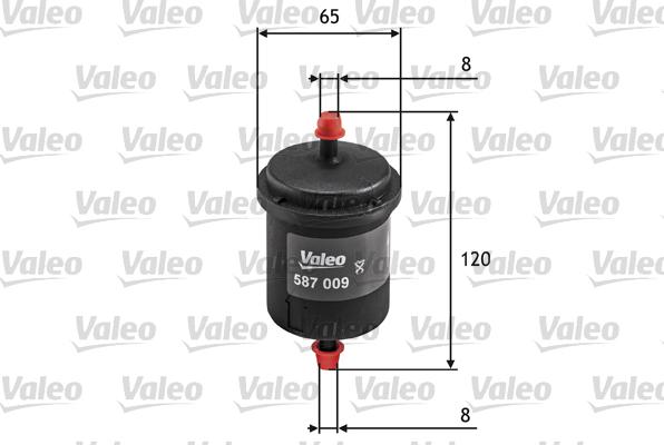 Valeo 587009 - Kraftstofffilter alexcarstop-ersatzteile.com