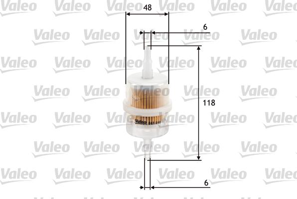 Valeo 587011 - Kraftstofffilter alexcarstop-ersatzteile.com