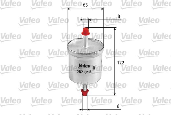 Valeo 587012 - Kraftstofffilter alexcarstop-ersatzteile.com