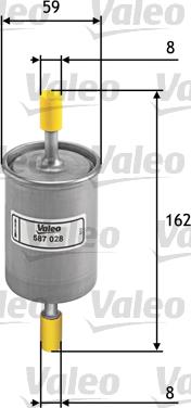 Valeo 587028 - Ölfilter alexcarstop-ersatzteile.com