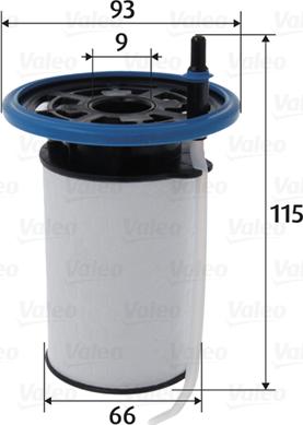 Valeo 587103 - Kraftstofffilter alexcarstop-ersatzteile.com