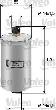 Valeo 587204 - Ölfilter alexcarstop-ersatzteile.com