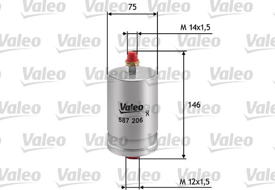 Valeo 587206 - Ölfilter alexcarstop-ersatzteile.com