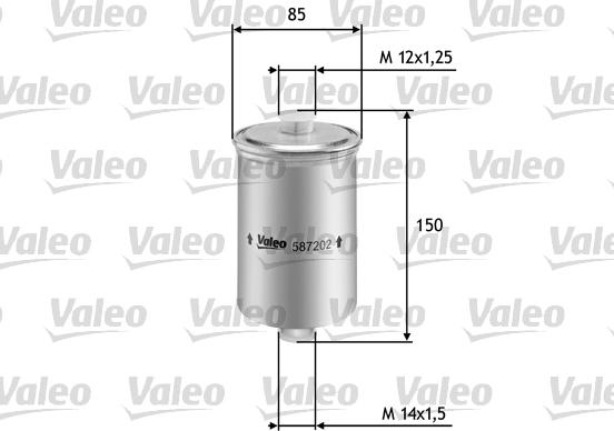 Valeo 587202 - Kraftstofffilter alexcarstop-ersatzteile.com