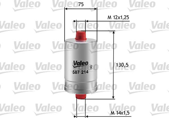 Valeo 587214 - Kraftstofffilter alexcarstop-ersatzteile.com