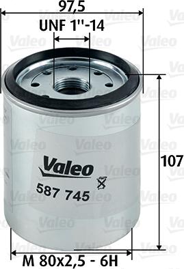 Valeo 587745 - Kraftstofffilter alexcarstop-ersatzteile.com