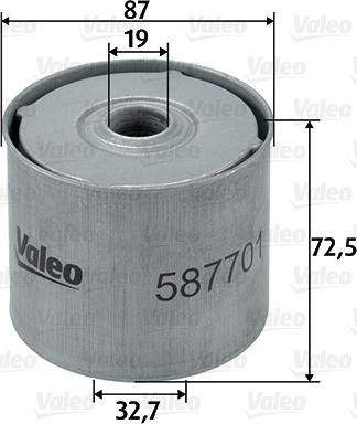 Valeo 587701 - Kraftstofffilter alexcarstop-ersatzteile.com