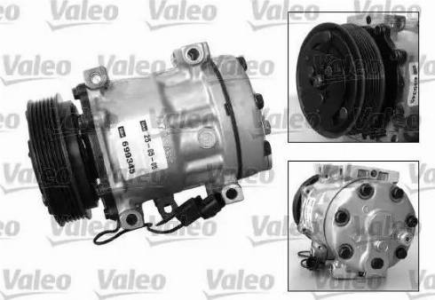 Valeo 699345 - Kompressor, Klimaanlage alexcarstop-ersatzteile.com