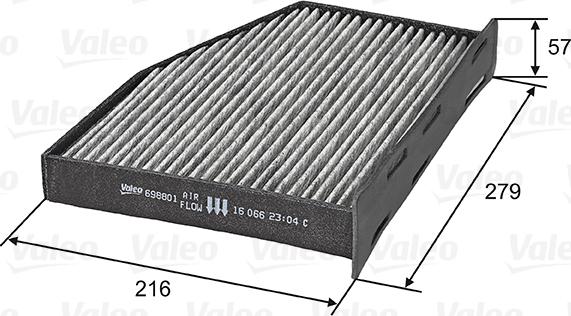 Valeo 698801 - Filter, Innenraumluft alexcarstop-ersatzteile.com