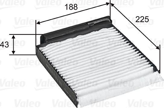 Valeo 698753 - Filter, Innenraumluft alexcarstop-ersatzteile.com