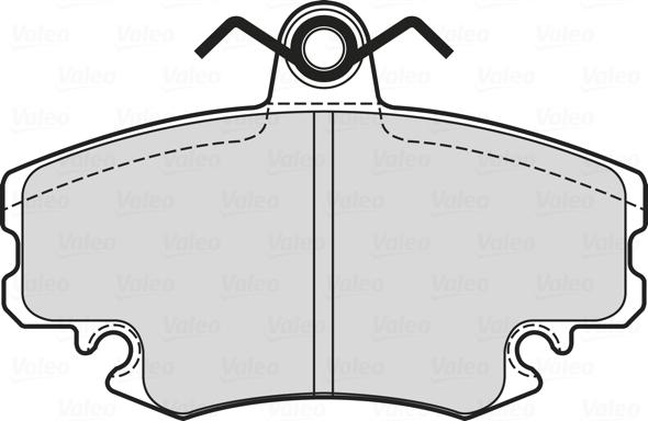 Valeo 601699 - Bremsbelagsatz, Scheibenbremse alexcarstop-ersatzteile.com