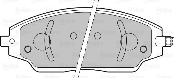 Valeo 601398 - Bremsbelagsatz, Scheibenbremse alexcarstop-ersatzteile.com