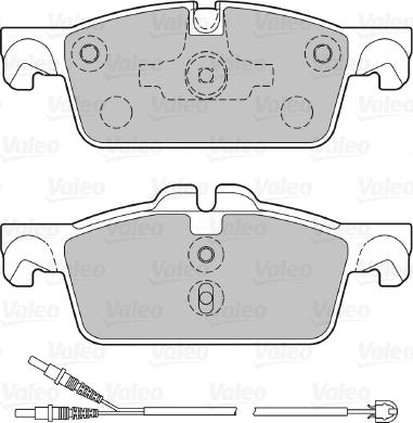 Valeo 601289 - Bremsbelagsatz, Scheibenbremse alexcarstop-ersatzteile.com