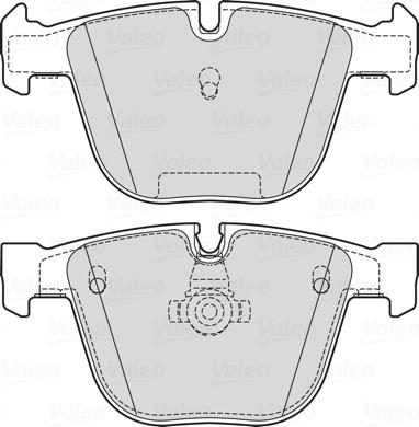 Valeo 601730 - Bremsbelagsatz, Scheibenbremse alexcarstop-ersatzteile.com