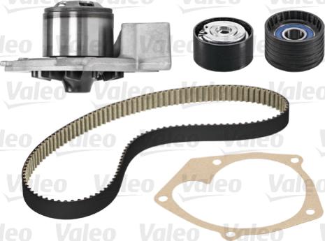 Valeo 614549 - Wasserpumpe + Zahnriemensatz alexcarstop-ersatzteile.com