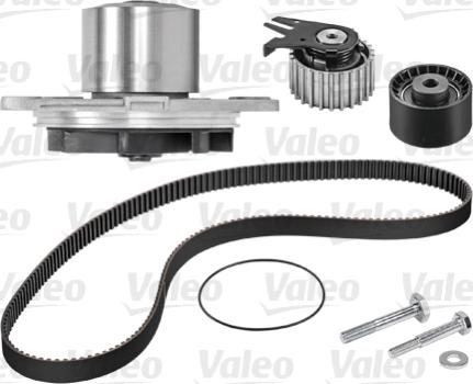 Valeo 614522 - Wasserpumpe + Zahnriemensatz alexcarstop-ersatzteile.com