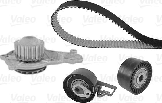 Valeo 614574 - Wasserpumpe + Zahnriemensatz alexcarstop-ersatzteile.com