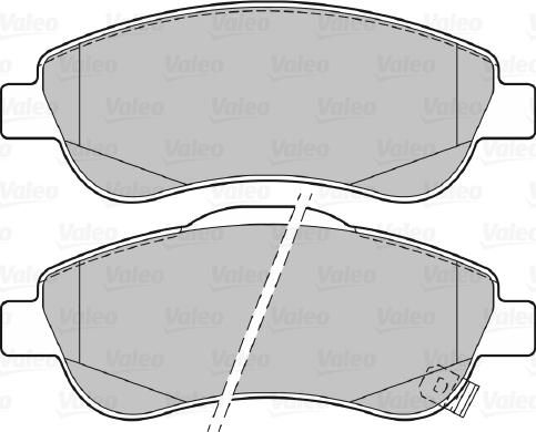 Valeo 670901 - Bremsbelagsatz, Scheibenbremse alexcarstop-ersatzteile.com